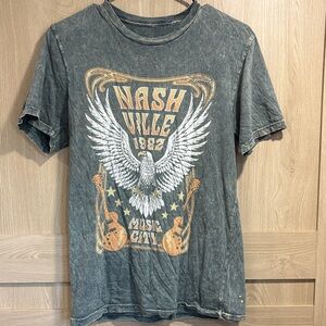 Nashville Music City Graphic Short Sleeve